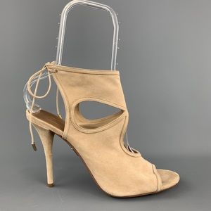 Aquazzura Tan -nomad-suede Sandals
